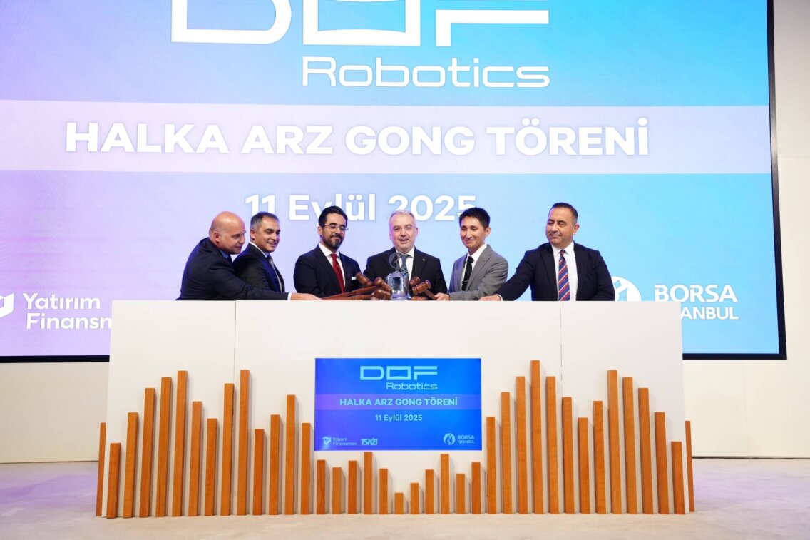 Borsa İstanbul’da gong DOF Robotik Sanayi A.Ş. için çaldı